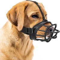 nobleza - Maulkkorb für Hunde - Atmungsaktiv - Verhinderung des Beißens Kauen und Bellen - Silikon XXL