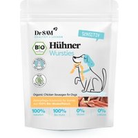 Dr. SAM Bio Hühner Wursties für Hunde - Zahnpflege-Kausnack für Hunde aus 100% Bio-Muskelfleisch