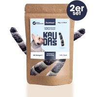 KAUDAS Fischhaut Fit-Knusper Riegel 2x50 g