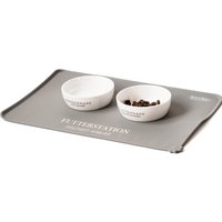 Minty&Marla Futterstation 3er Set Katze grau