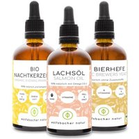 Wolfsbacher Natur Futteröl Set 3 x 100ml