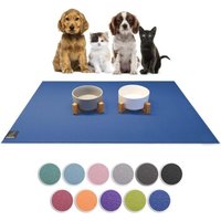 SANOZOO ® - Napfunterlage - Öko-Tex und Made in Germany blau 30 cm, 40 cm