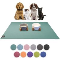 SANOZOO ® - Napfunterlage - Öko-Tex und Made in Germany petrol 30 cm, 40 cm