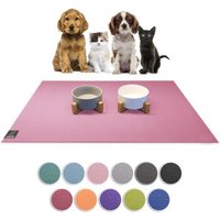 SANOZOO ® - Napfunterlage - Öko-Tex und Made in Germany rosa 30 cm, 40 cm