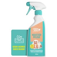 Greenhero Haustierpflege 500 ml - Pflege gegen Juckreiz, bei Milben Reizungen Läuse