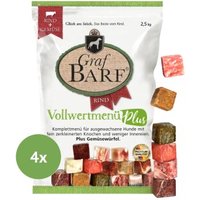 Graf Barf Vollwertmenü Plus Rind 4x2,5kg