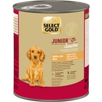 SELECT GOLD Sensitive Junior Huhn und Reis 12x800 g