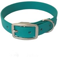 bio-leine 21-30cm HU Biothane Halsband türkis 40 cm, 50 cm