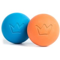 Rudelkönig Hundeball – Naturkautschuk Ball blau/ apricot