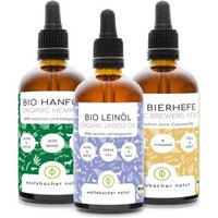 Wolfsbacher Natur Futteröl Set 3 x 100ml