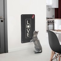 Canadian Cat Company Kratzteppich 80x40cm mit Wandbefestigung anthrazit