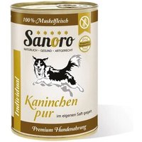 Sanoro Pures Kaninchen Muskelfleisch 6x800g
