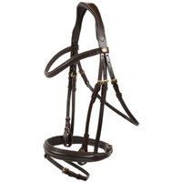 Hans Melzer Horse Equipment Hans Melzer Trense Bad Harzburg braun/messing WB EXTRA (KB-Kaltblut)