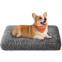 FEANDREA Hundebett, Hundekissen M-XXL,flauschige, Plüsch, waschbar L