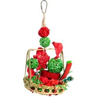 HappyBird Hängespielzeug Playful Bamboo Basket