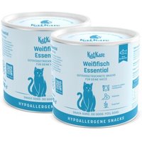 KatKare Hypoallergener Gefriergetrockneter Snack Weissfisch Essential 70g 2x70 g