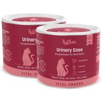KatKare Vital Snacks Urinary Ease - Knusperkissen für das Harnwegssystem Deiner Katze mit blasenschützenden Wirkstoffen, Superfoods, Postbiotika und Omega-3 2x150 g