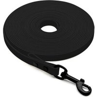 THE DOG IDEA Welpen Schleppleine schwarz 15 m