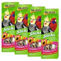 MultiFit Großsittich Sticks 4x2er Frucht