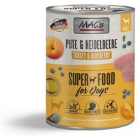 MAC's Nassfutter Hund Adult Pute und Heidelbeeren 6x800 g