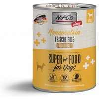 MAC's Nassfutter Hund Monoprotein Adult Pute 6x800 g