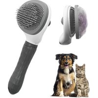 Petsation Tierbürste mit One-Touch-Reinigung