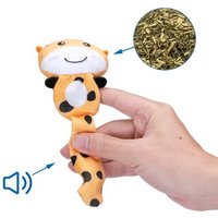 nobleza Katzen Spielzeug Plüsch Giraffe mit Katzenminze