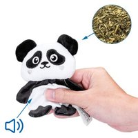 nobleza Katzen Spielzeug Plüsch Panda mit Katzenminze