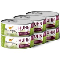 I love my cat Katzenfutter Nass mit Huhn - 6x100g