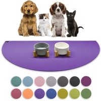 SANOZOO ® - Napfunterlage Halbrund - Öko-Tex und Made in Germany lila 30 cm, 60 cm