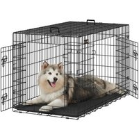 FEANDREA S-XXXL Hundekäfig mit 2 Türen 1,36 m, 79 cm, 87 cm