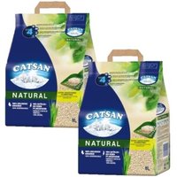 CATSAN Natural Klumpstreu 2x8 l