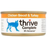 Thrive Cat Complete 12x75g Hühnerbrust und Truthahn