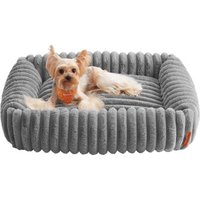 FEANDREA Hundebett orthopädisches Hundekörbchen,Hundekissen waschbar, flauschig M