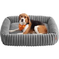 FEANDREA Hundebett orthopädisches Hundekörbchen,Hundekissen waschbar, flauschig L