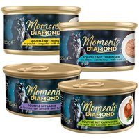 MOMENTS Diamons Nassfutter Katze Adult, Mixpaket 24x85 g