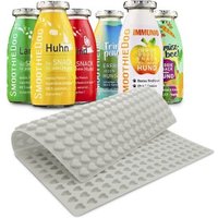 SmoothieDog 6er Pack Mix 6x 250ml + Trixie Backmatte Grau