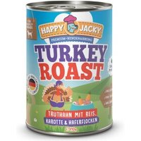 HAPPY JACKY Nassfutter Monoprotein Magere Pute 12x410 g