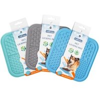 nobleza – Leckmatte aus Silikon für Hunde grün