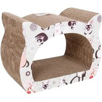 nobleza - Katzenhaus aus Pappe mit Minze