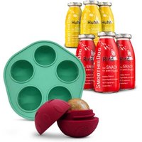 SmoothieDog Huhn 3x 250 ml + Rind 3x 250 ml + Schleckball