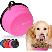 Petsation Faltbarer Reisenapf Pink 2x1.000 cm³
