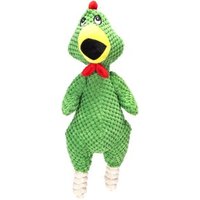nobleza Hundespielzeug Screaming Chicken grün