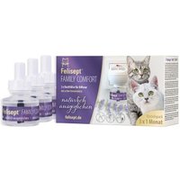 Felisept Family Comfort Nachfüllflakon im Mehrkatzenhaushalt 3x45 ml