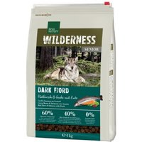 REAL NATURE WILDERNESS Trockenfutter Hund, Senior, Dark Fjord Rothirsch und Lachs mit Ente 4 kg
