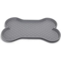 nobleza – Napfunterlage für Hunde, Katzen Knochen Grau