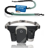 Petsation Joggingleine mit Bauchgurt & Rückdämpfer