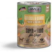 MAC's Nassfutter Hund Adult Geflügel und Gemüse 6x800 g