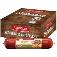 Fleischeslust Nassfutter Hund Adult Futterbox Pferd und Kartoffel 6x800 g
