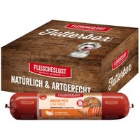 Fleischeslust Nassfutter Hund Adult Futterbox Pute und Süßkartoffel 6x800 g
